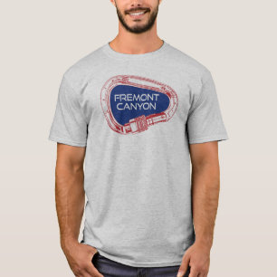 Camiseta Fremont Canyon Wyoming Rock Escalbing Carabiner