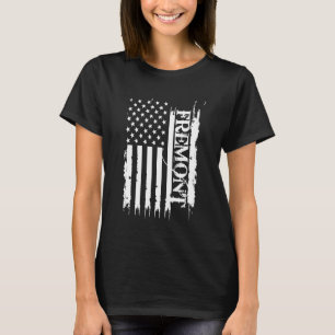 Camiseta Fremont Estados Unidos se afundou com pavilhão dos