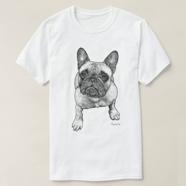 Camiseta French Bulldog (Frente do Design)