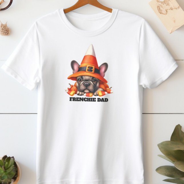 Camiseta French Bulldog Cute Halloween Candy Costume (Criador carregado)