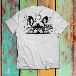 Camiseta French Bulldog Dia de Praia Fofo