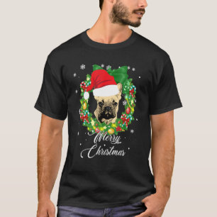 Camiseta French Bulldog Dog Snow Christmas Xmas Decorations
