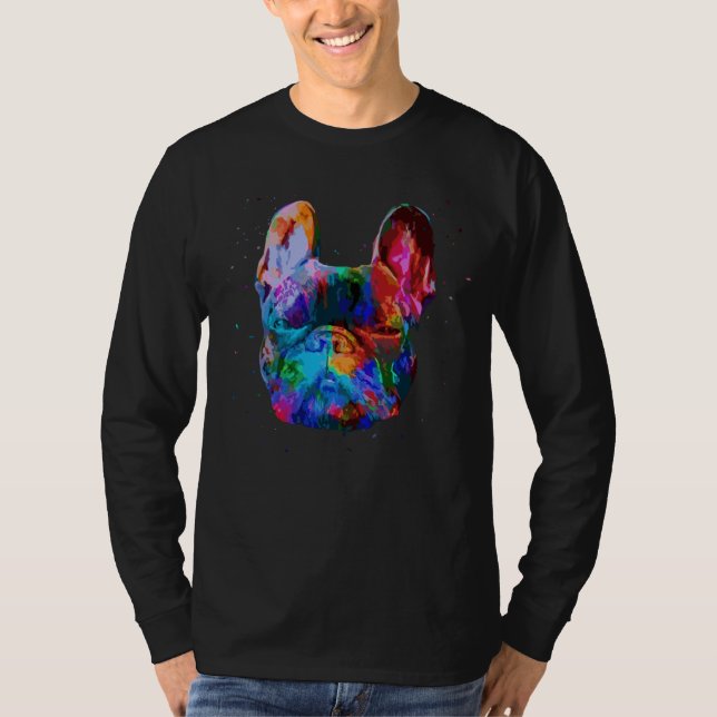 Camiseta French Bulldog For Dog Colorful (Frente)