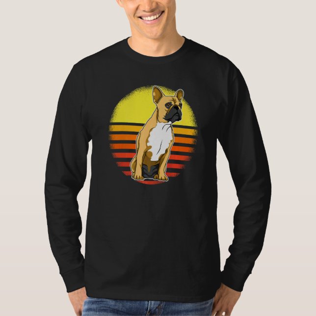 Camiseta French Bulldog Frenchie Sunset  3 (Frente)