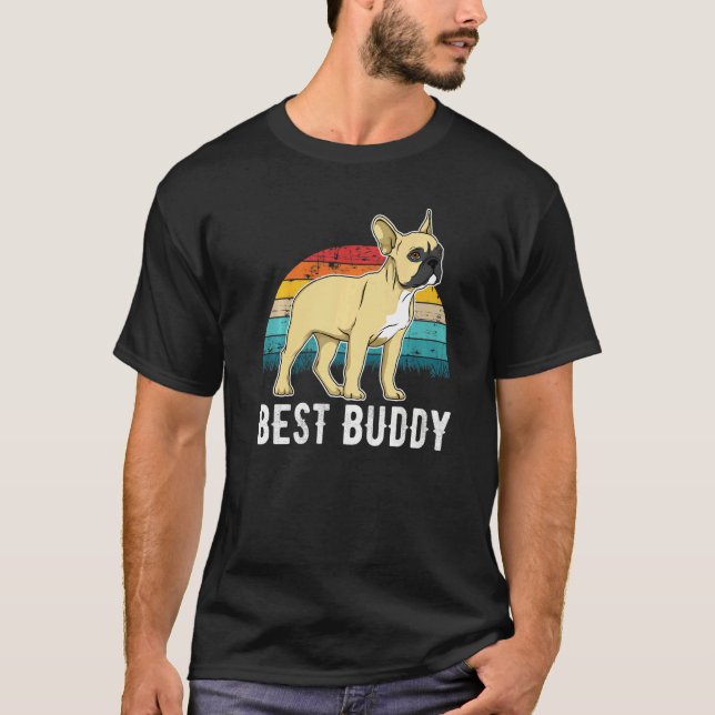 Camiseta French Bulldog Frenchie Sunset  69 (Frente)