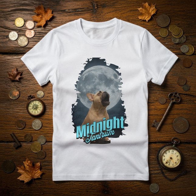 Camiseta French Bulldog Howling T-Shirt (Criador carregado)