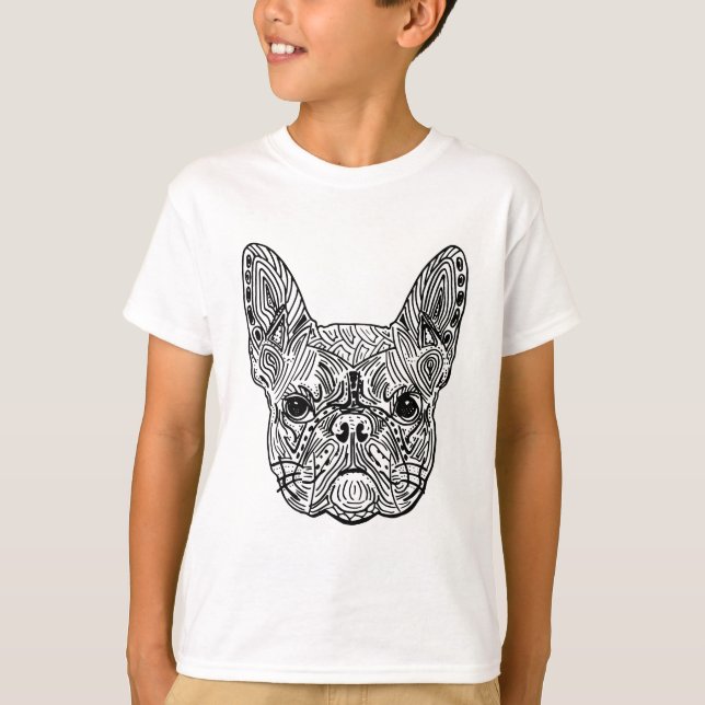 Camiseta French Bulldog Mandala (Frente)