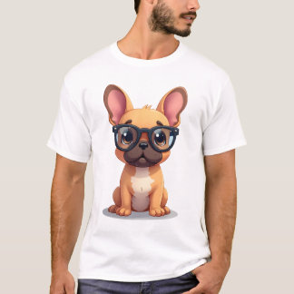 Camiseta French Bulldog Wearing Glasses Copy