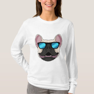 Camiseta French Bulldog with Sunglasses