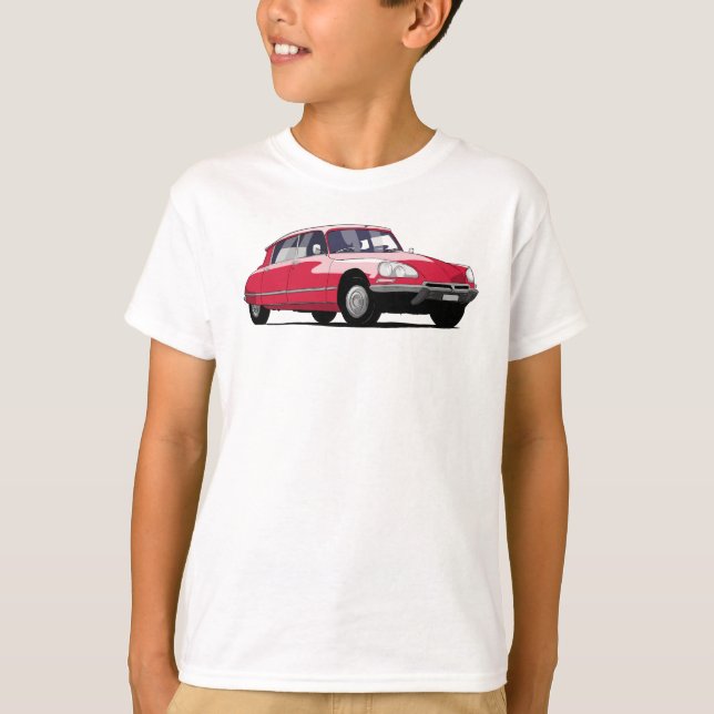 Camiseta French Car Citroen DS Classic Car (Frente)
