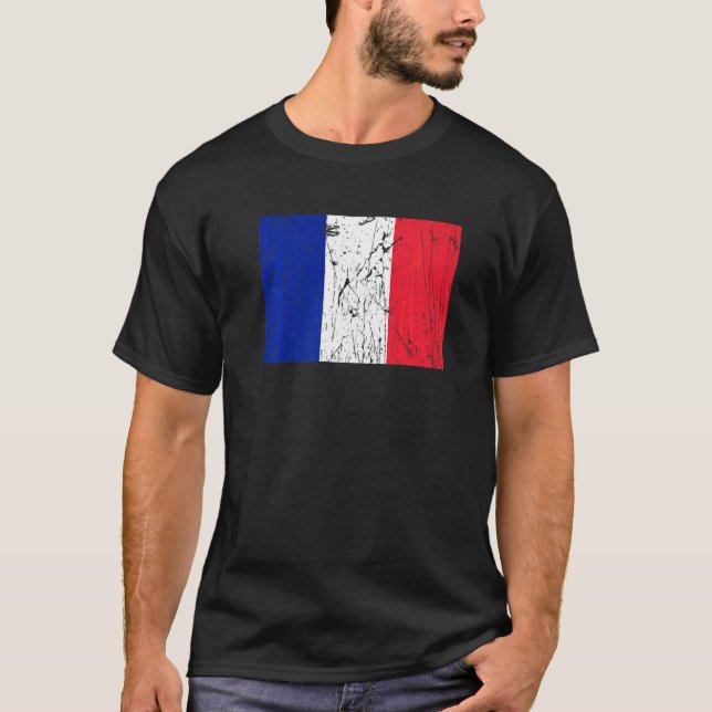 Camiseta French France Flag Pride French Flag (Frente)