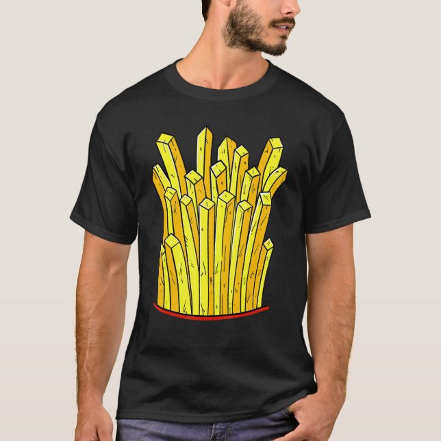 Camiseta French Fries Costume  Fast Food French Fry (Frente)