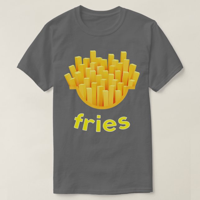 Camiseta French Fries Costume French Fry Costume French Fry (Frente do Design)