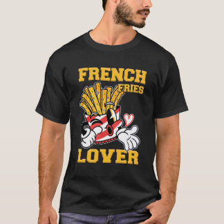 Camiseta French Fries Lover Men Black