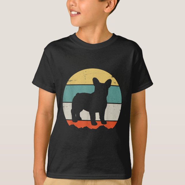 Camiseta French Gift | Presente para o Bulldog Francês Vint (Frente)