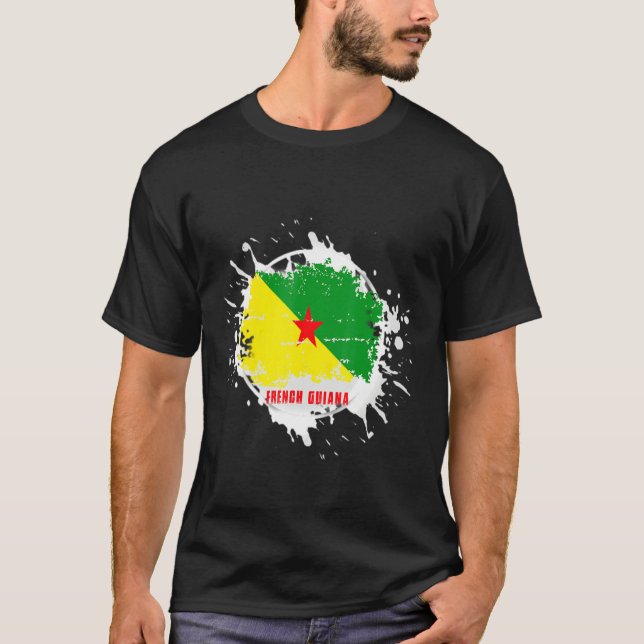 Camiseta French Guiana Splash (Frente)