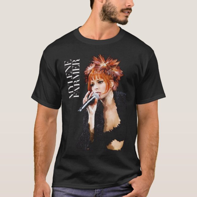 Camiseta French, Mylene Farmer, France, Meme, Joelle Guilla (Frente)