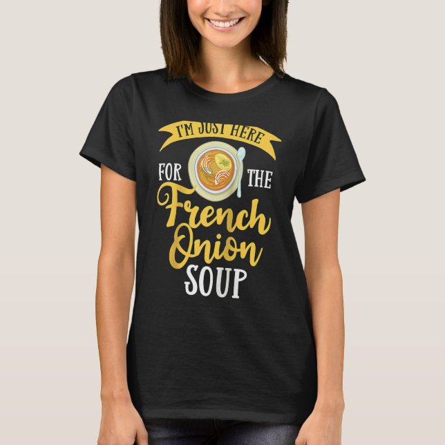Camiseta French Onion Soup Recipe Mix Bowl Japanese Cheese  (Frente)