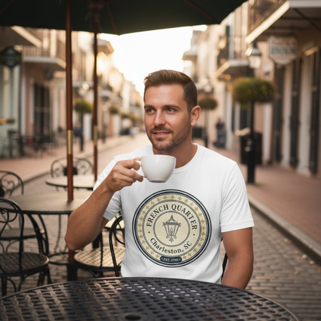 Camiseta French Quarter Charleston Neighborhood Heritage (Criador carregado)
