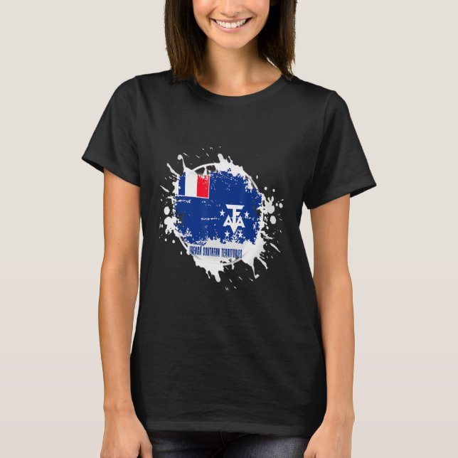Camiseta French Southern Territories Splash (Frente)