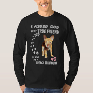 Camiseta Frencheenie Dog Mãe Chibull Pai Bullh Francês
