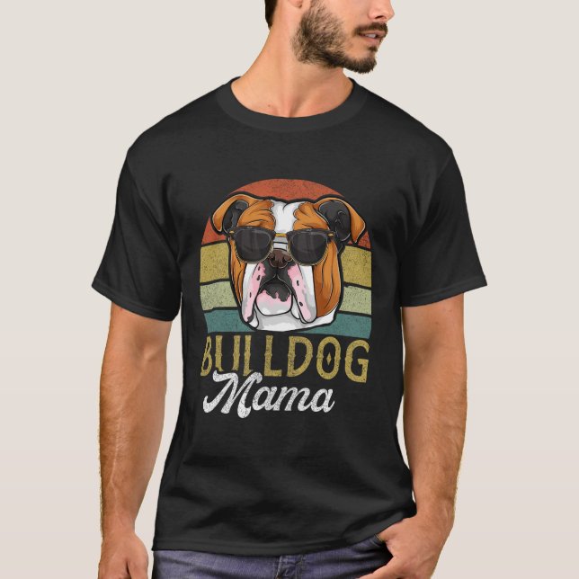 Camiseta Frenchie Bulldog Mama Dog Mãe (Frente)