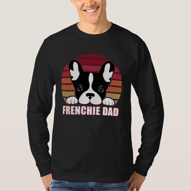 Camiseta Frenchie Dad  Father s Day for French Bulldog Dadd (Frente)
