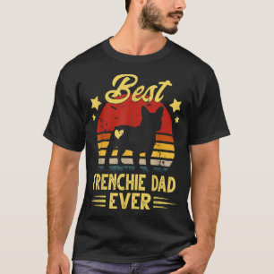 Camiseta Frenchie Dad Vintage Funny Frenchiea Dog Owner T-S