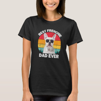 Camiseta Frenchie Dad White French Bulldog For Men Dad