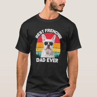 Camiseta Frenchie Dad White French Bulldog For Men Dad