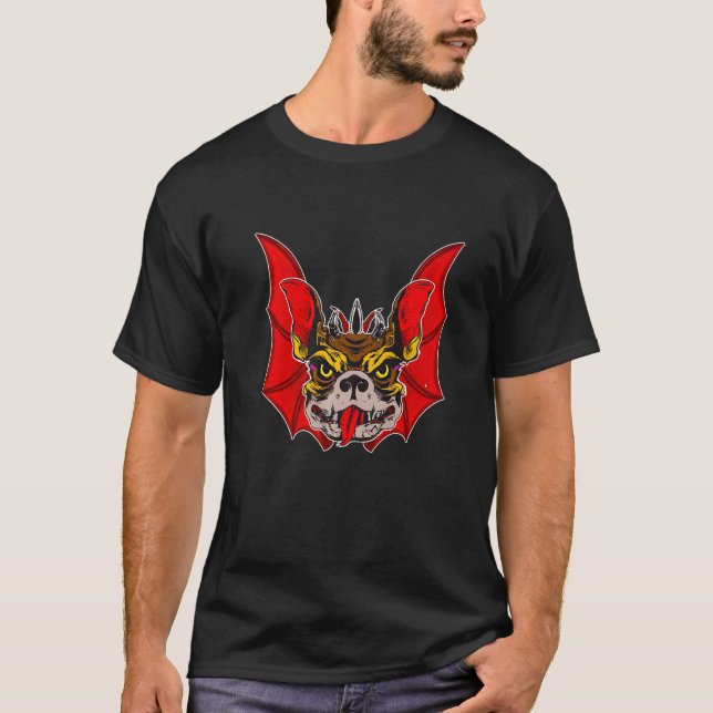 Camiseta Frenchie Dragon Mythical Creature Blew But Fire (Frente)
