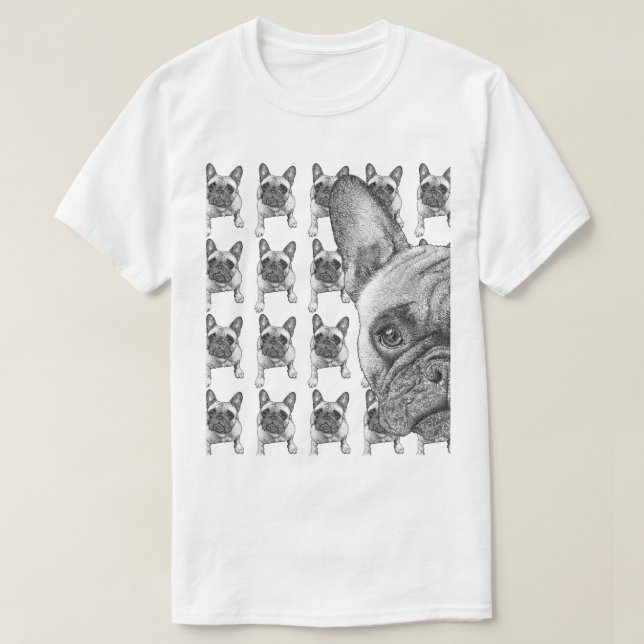 Camiseta Frenchie Face (Frente do Design)