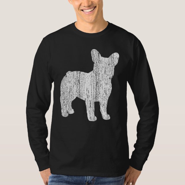 Camiseta Frenchie Frenchy Vintage Dog (Frente)