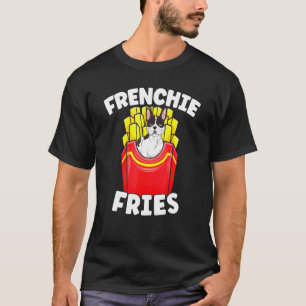 Camiseta Frenchie Fries francês Bulldog Potato Owner