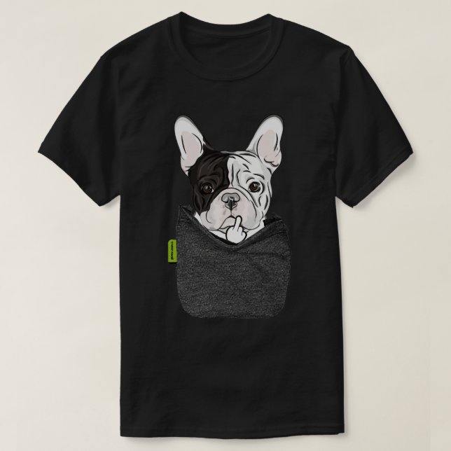 Camiseta Frenchie FU Pocket (Frente do Design)