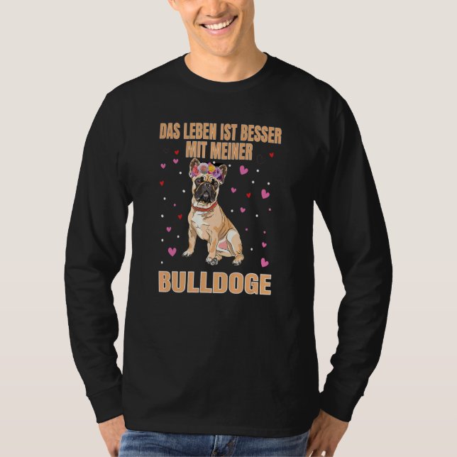 Camiseta Frenchie Glitter French Bulldog Holster (Frente)