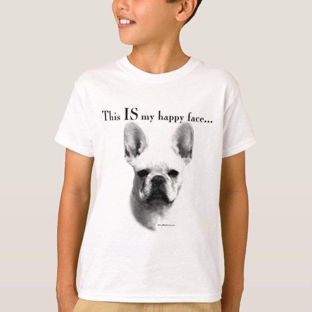 Camiseta Frenchie Happy Face (Frente)