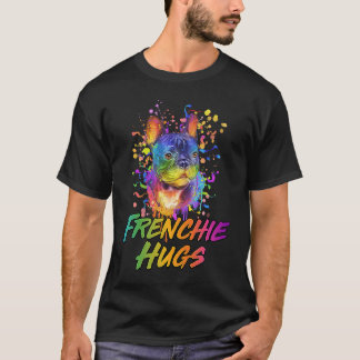 Camiseta Frenchie Hugs French Bulldog Humor Frenchie Dog