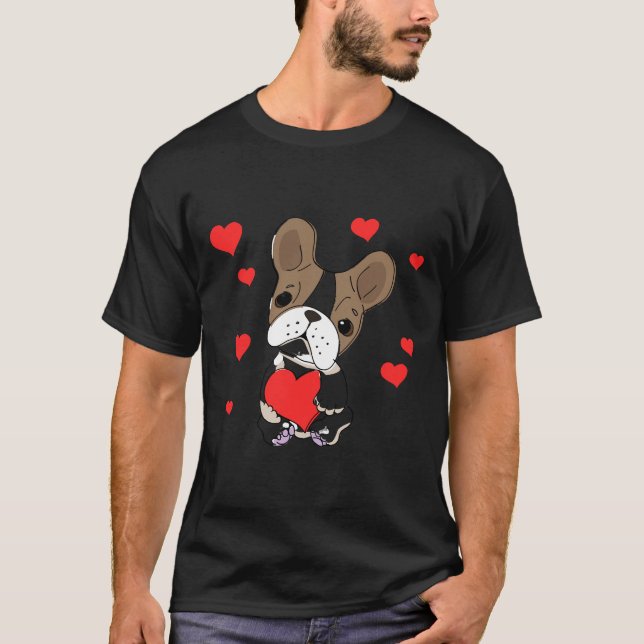 Camiseta Frenchie Love French Bulddog (Frente)