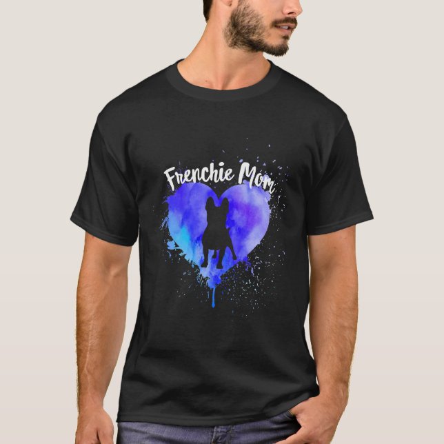 Camiseta Frenchie Mãe Cachorro Francês Cachorro (Frente)