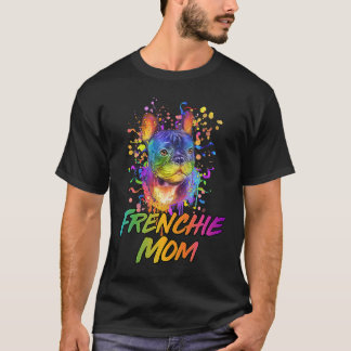 Camiseta Frenchie Mãe Cachorro Mãe Pele Humor Mãe Cachorro 