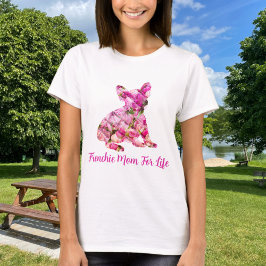Camiseta Frenchie Mãe Para a Vida Cachorro Bulldog Francês 