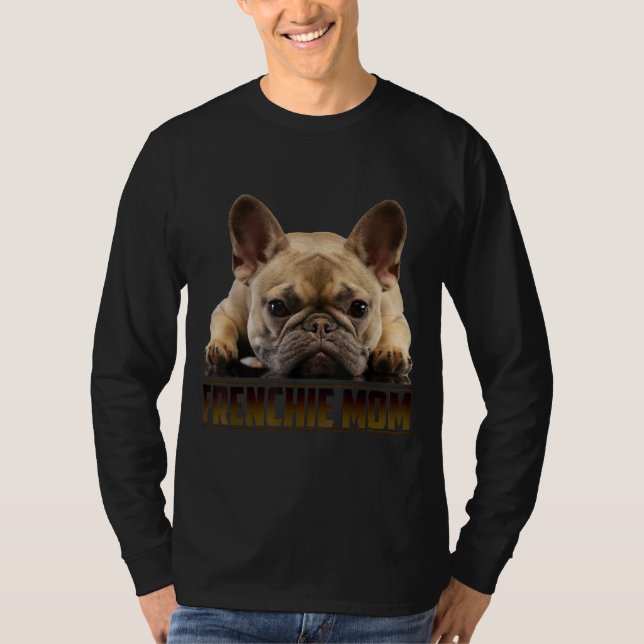 Camiseta frenchie mãe | presente de mãe de buldogue francês (Frente)