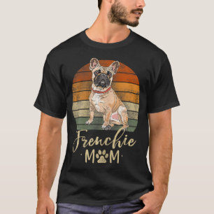 Camiseta Frenchie Mãe Retro Francês Bulldog Gifts Dog