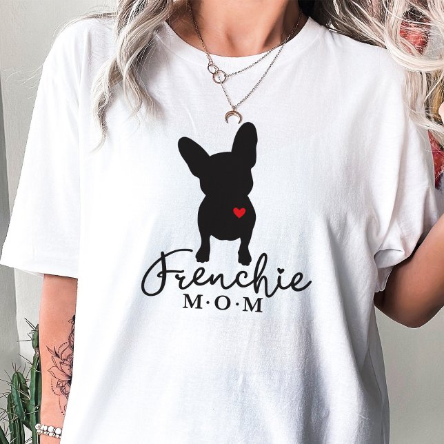 Camiseta Frenchie Mãe | T-Shirt Proprietário do Bulldog Fra (Criador carregado)