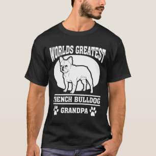 Camiseta Frenchie Mens do Mundo Maior Granã Francesa