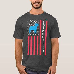 Camiseta Frenchie Pai Funny French Bulldog Proprietário Ame