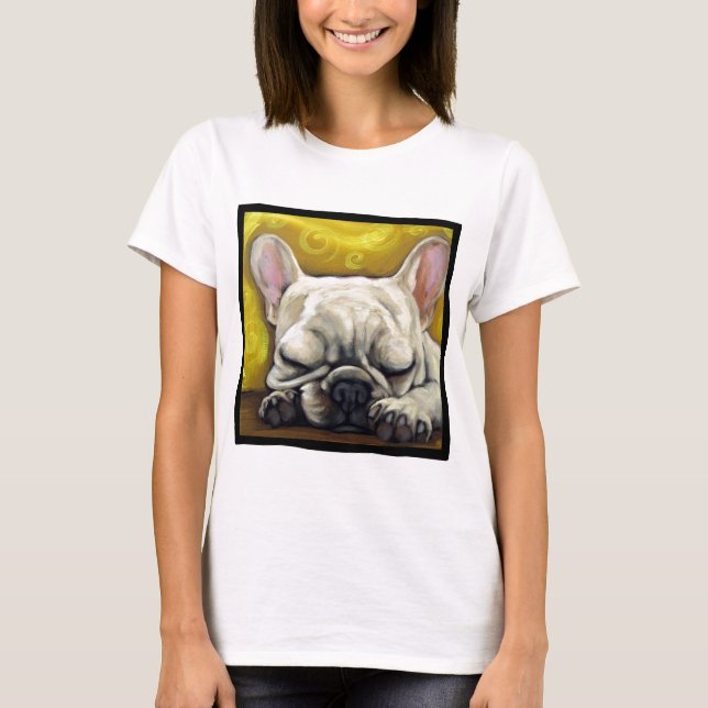 Camiseta Frenchie sonolento (Frente)