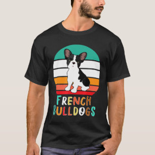 Camiseta Frenchie Vintage Retro French Buldog For Men W