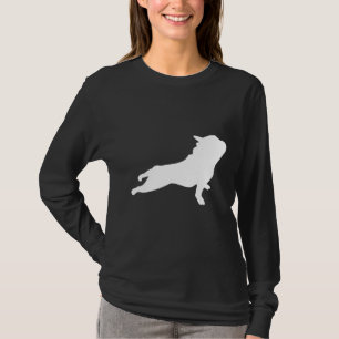 Camiseta Frenchie Yoga French Bulldog Doing Yoga Fied
